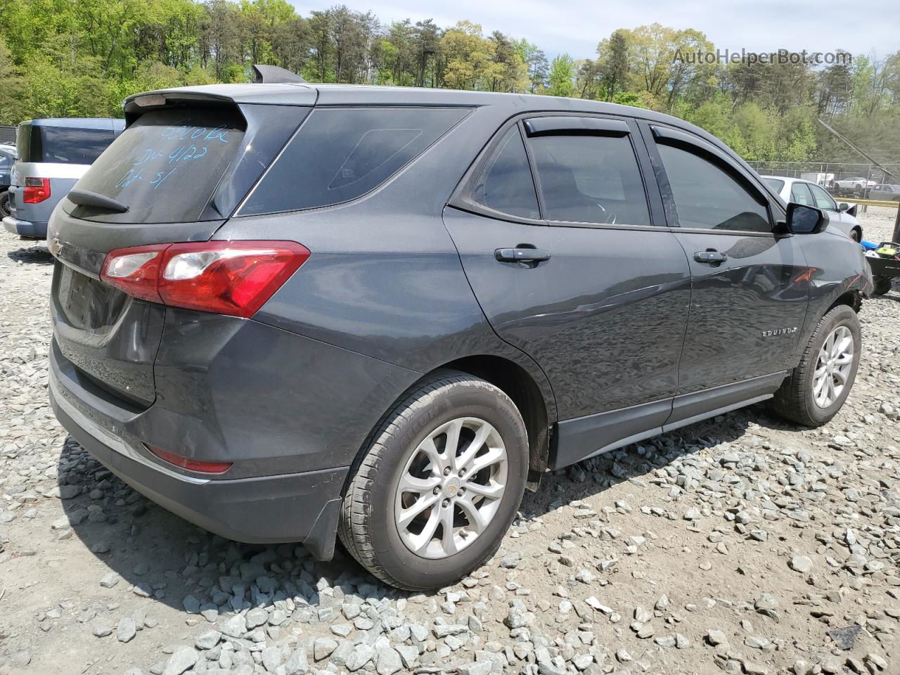 2018 Chevrolet Equinox Ls Gray vin: 2GNAXHEV0J6172600