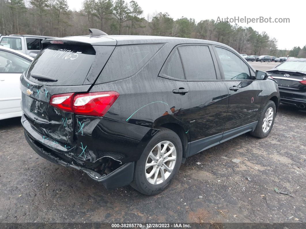 2020 Chevrolet Equinox Fwd Ls Black vin: 2GNAXHEV0L6164810