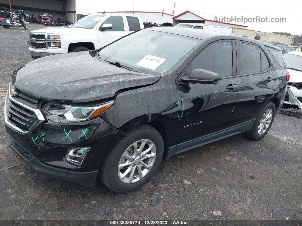 2020 Chevrolet Equinox Fwd Ls Black vin: 2GNAXHEV0L6164810