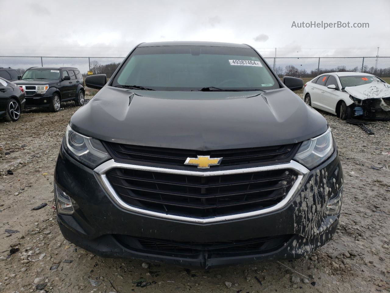 2018 Chevrolet Equinox Ls Gray vin: 2GNAXHEV1J6208536