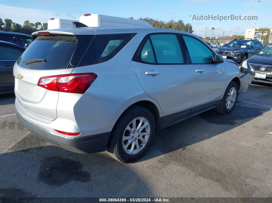 2018 Chevrolet Equinox Ls Gray vin: 2GNAXHEV1J6315859