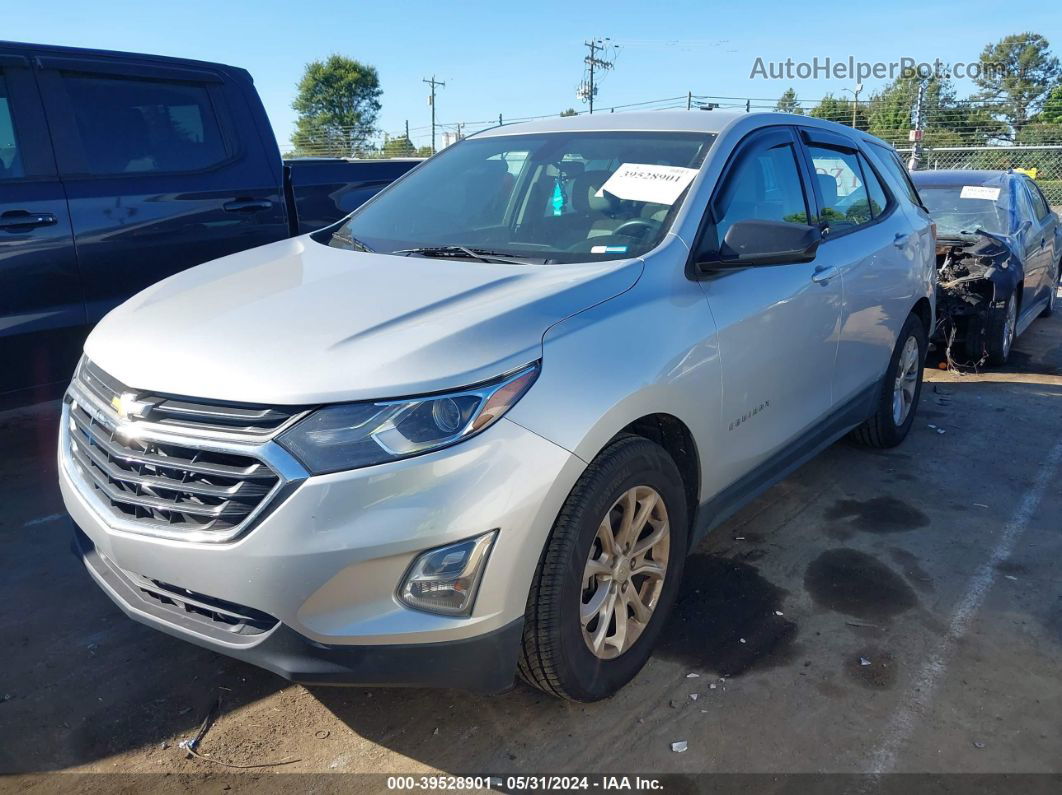 2018 Chevrolet Equinox Ls White vin: 2GNAXHEV1J6324819