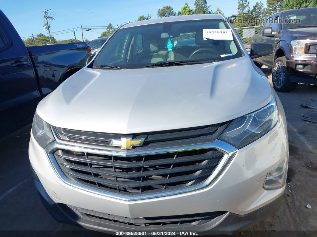 2018 Chevrolet Equinox Ls White vin: 2GNAXHEV1J6324819