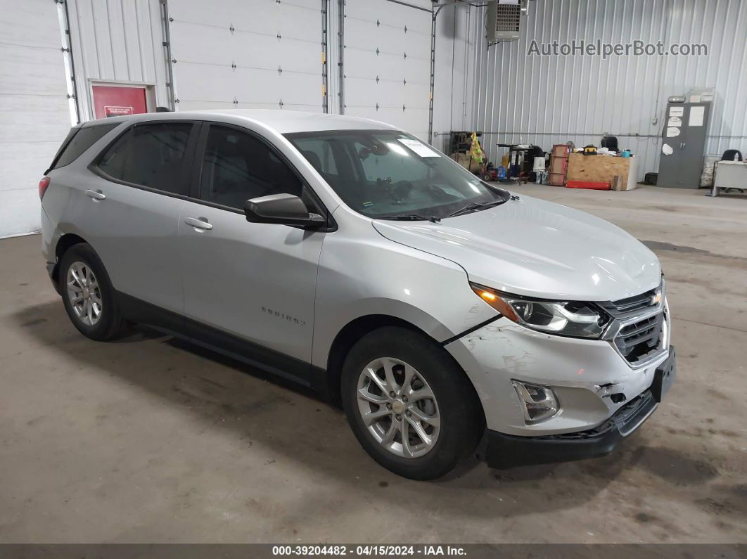 2020 Chevrolet Equinox Fwd Ls Silver vin: 2GNAXHEV1L6235061