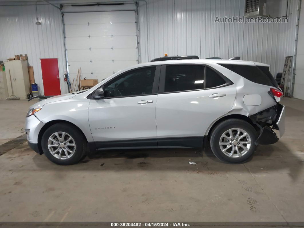 2020 Chevrolet Equinox Fwd Ls Silver vin: 2GNAXHEV1L6235061