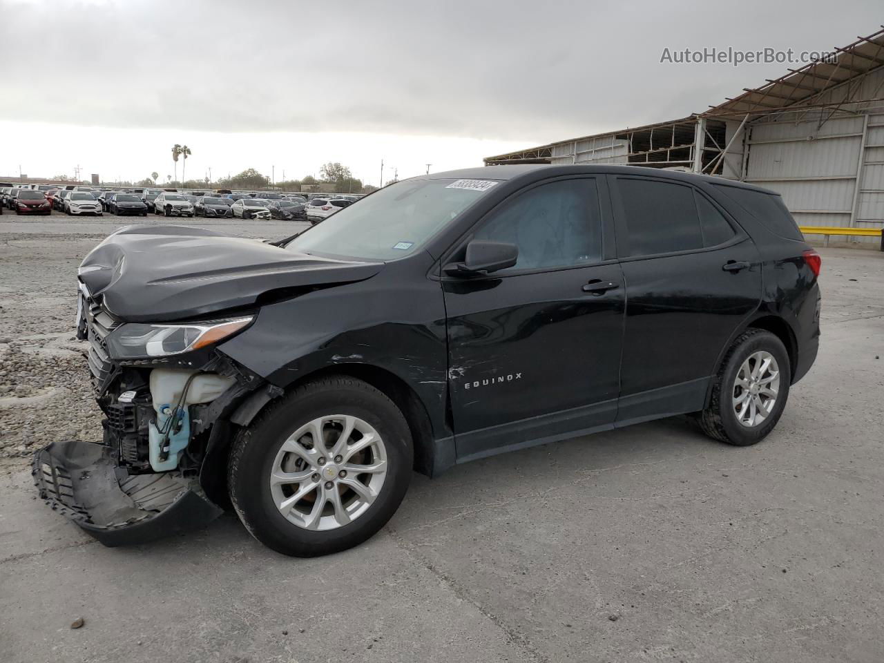 2020 Chevrolet Equinox Ls Black vin: 2GNAXHEV1L6236128