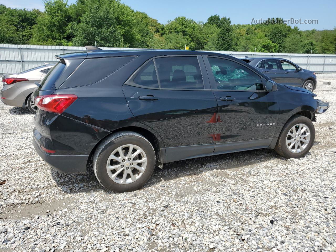 2020 Chevrolet Equinox Ls Black vin: 2GNAXHEV1L6273602