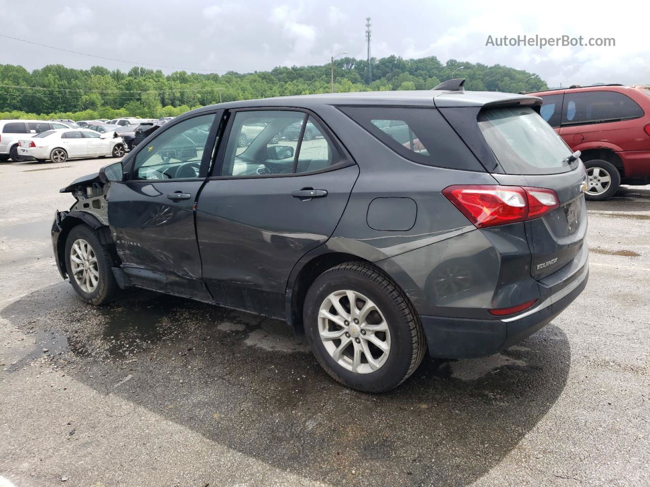 2018 Chevrolet Equinox Ls Gray vin: 2GNAXHEV2J6269152