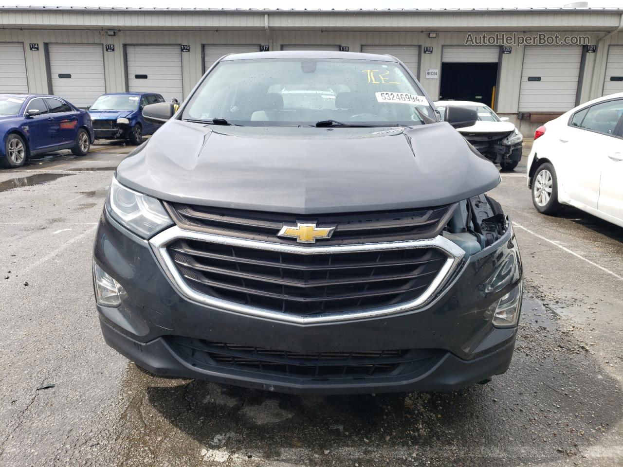 2018 Chevrolet Equinox Ls Gray vin: 2GNAXHEV2J6269152