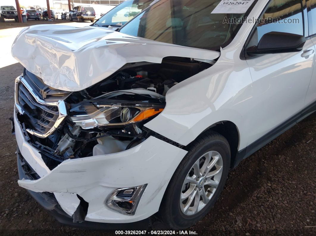 2019 Chevrolet Equinox Ls White vin: 2GNAXHEV2K6134402