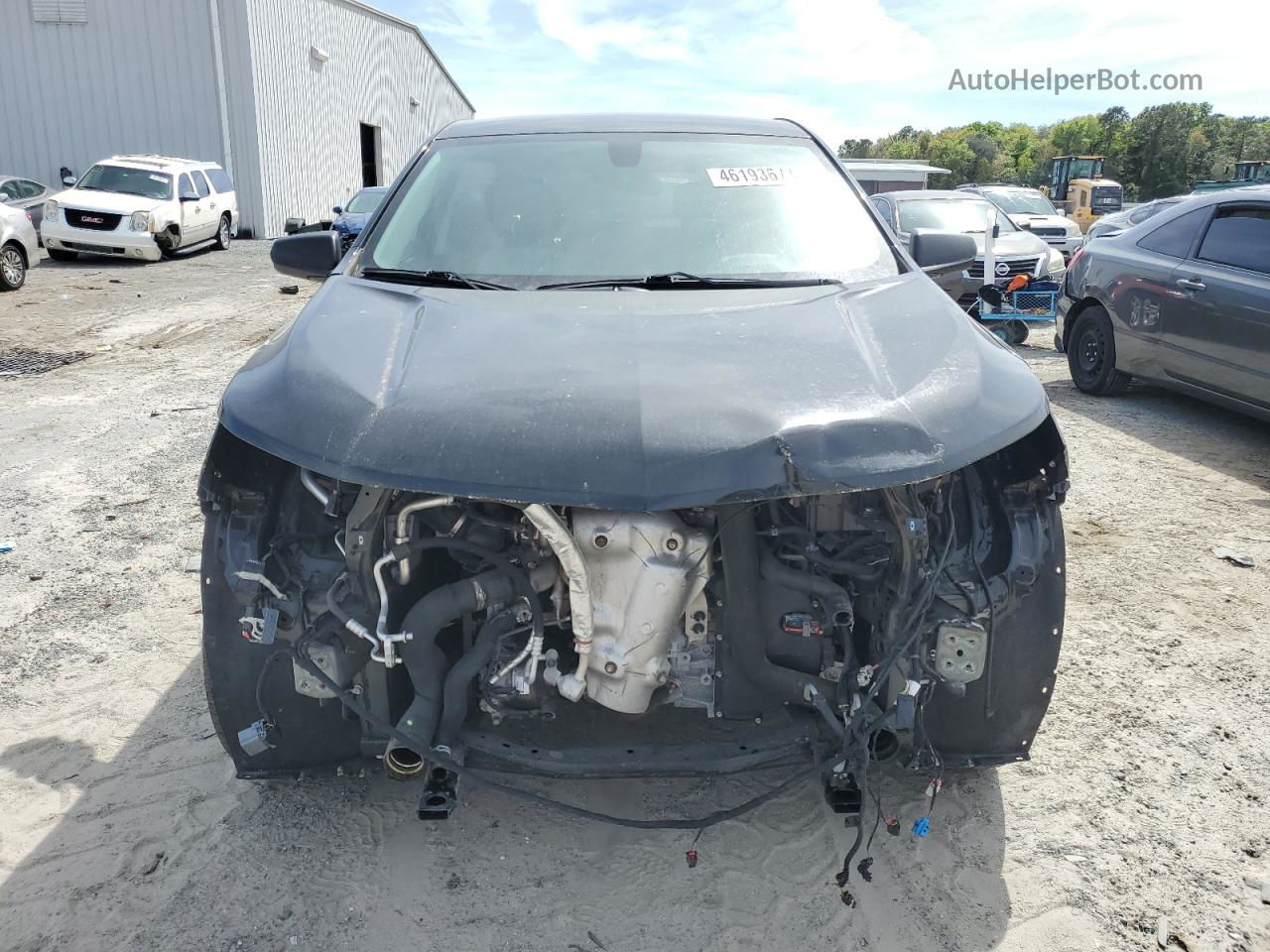 2019 Chevrolet Equinox Ls Black vin: 2GNAXHEV2K6222110