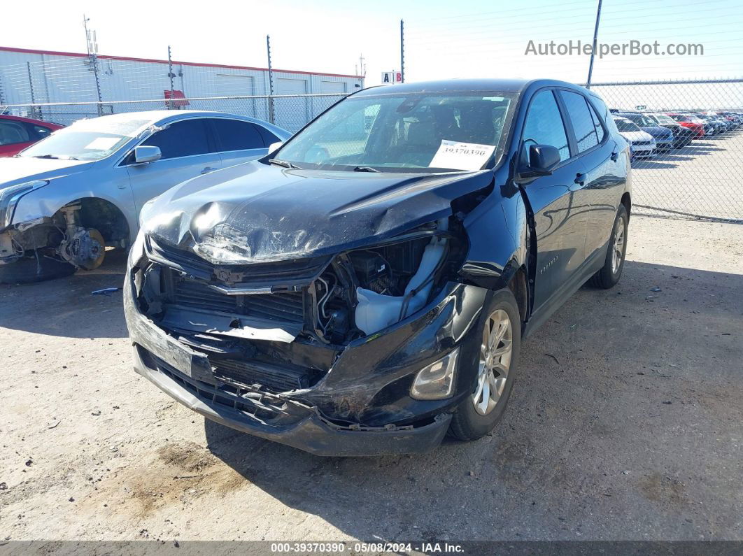 2020 Chevrolet Equinox Fwd Ls Black vin: 2GNAXHEV2L6244738