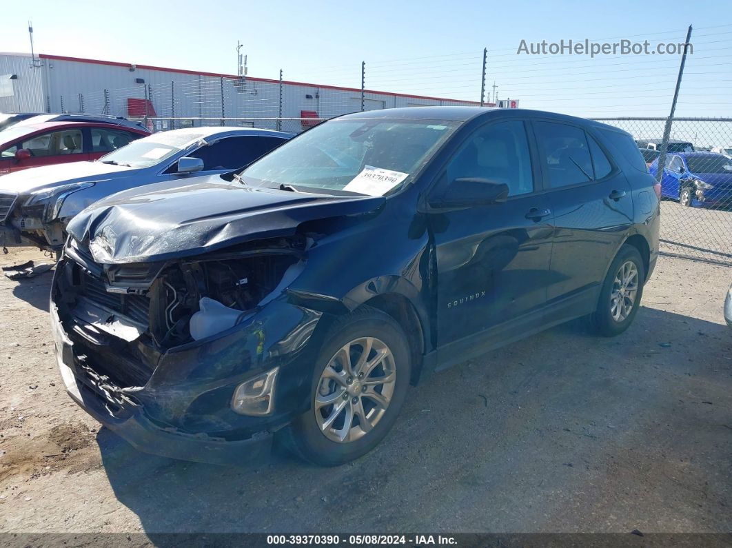 2020 Chevrolet Equinox Fwd Ls Black vin: 2GNAXHEV2L6244738