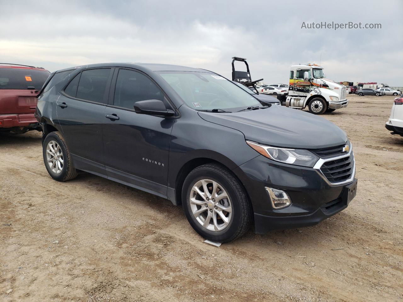 2020 Chevrolet Equinox Ls Gray vin: 2GNAXHEV2L6264875