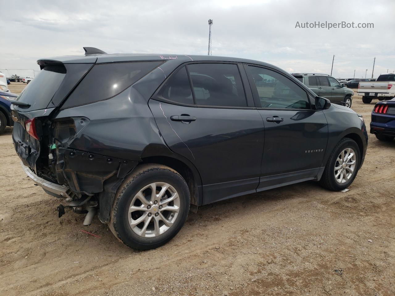 2020 Chevrolet Equinox Ls Серый vin: 2GNAXHEV2L6264875