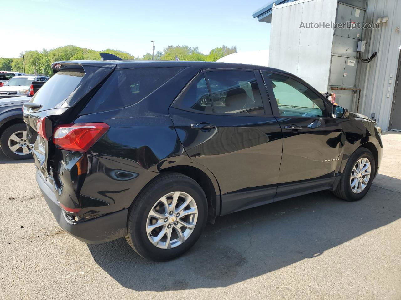 2020 Chevrolet Equinox Ls Black vin: 2GNAXHEV2L6275374