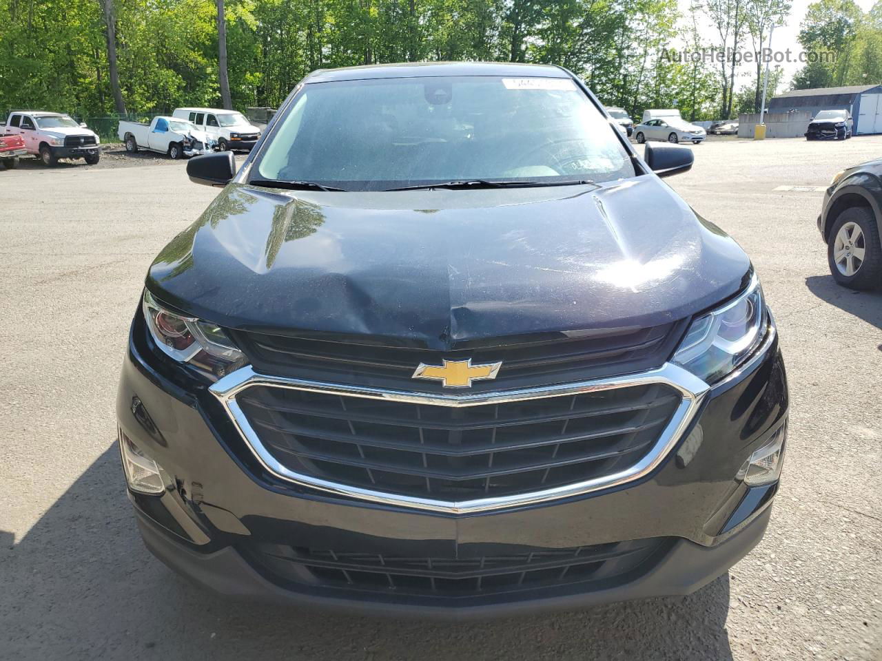 2020 Chevrolet Equinox Ls Black vin: 2GNAXHEV2L6275374