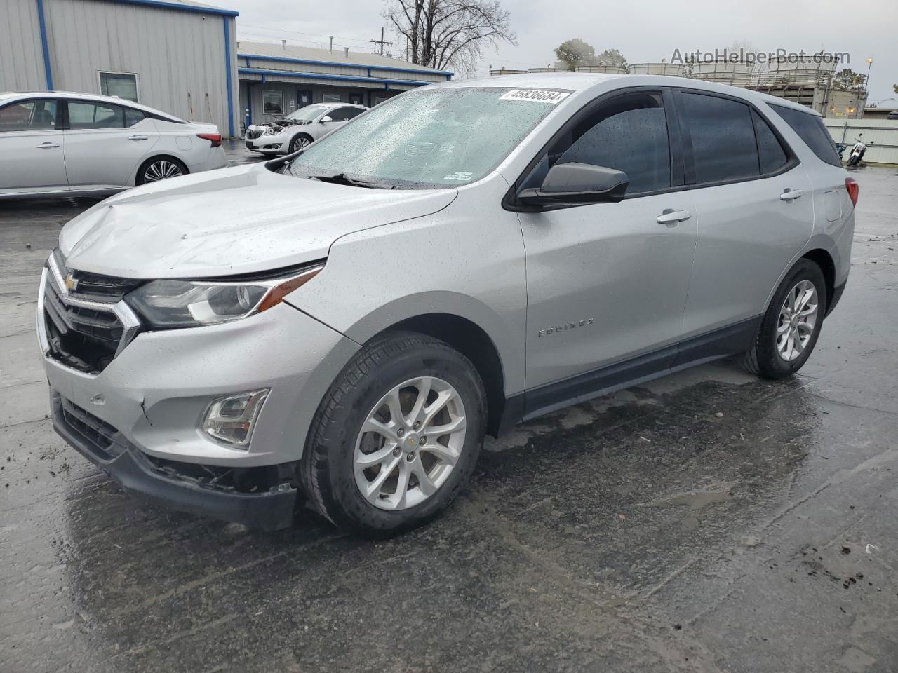 2018 Chevrolet Equinox Ls Silver vin: 2GNAXHEV3J6209445