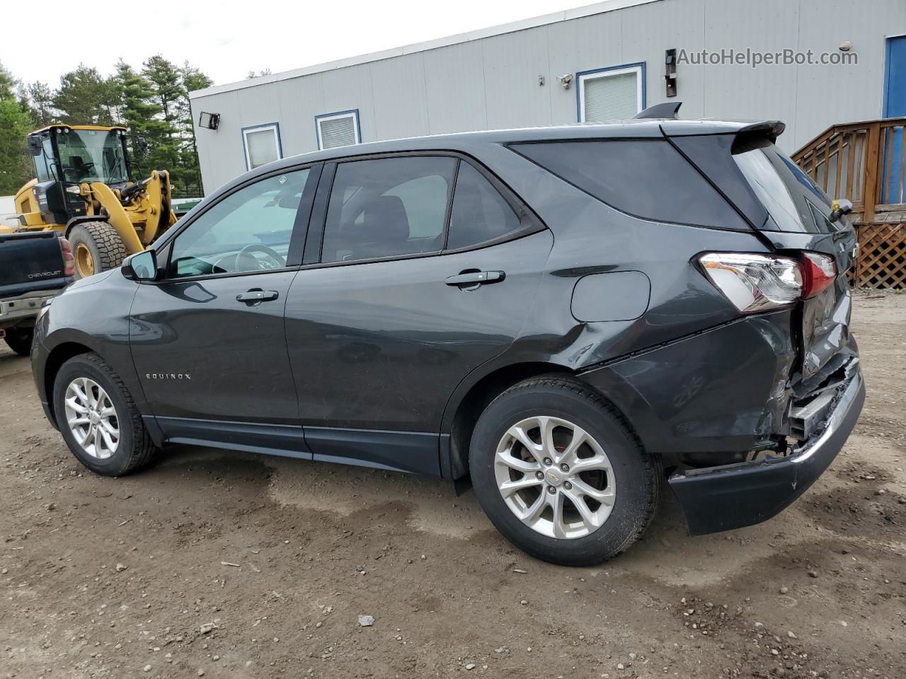 2018 Chevrolet Equinox Ls Зеленый vin: 2GNAXHEV3J6219991