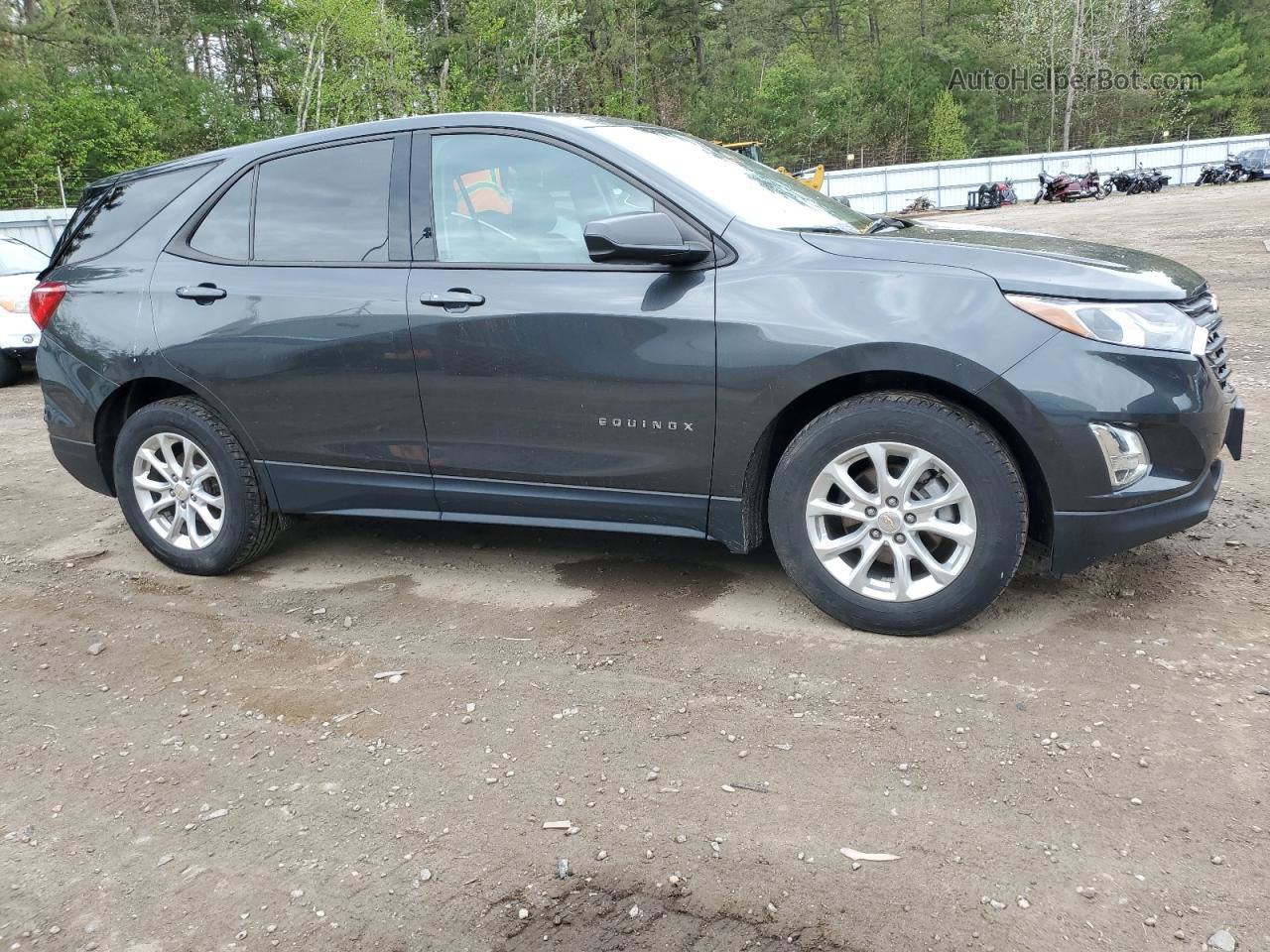 2018 Chevrolet Equinox Ls Green vin: 2GNAXHEV3J6219991