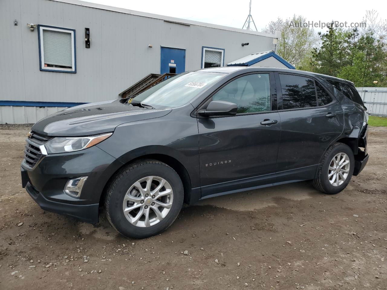 2018 Chevrolet Equinox Ls Зеленый vin: 2GNAXHEV3J6219991