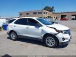 2018 Chevrolet Equinox Ls White vin: 2GNAXHEV3J6277471