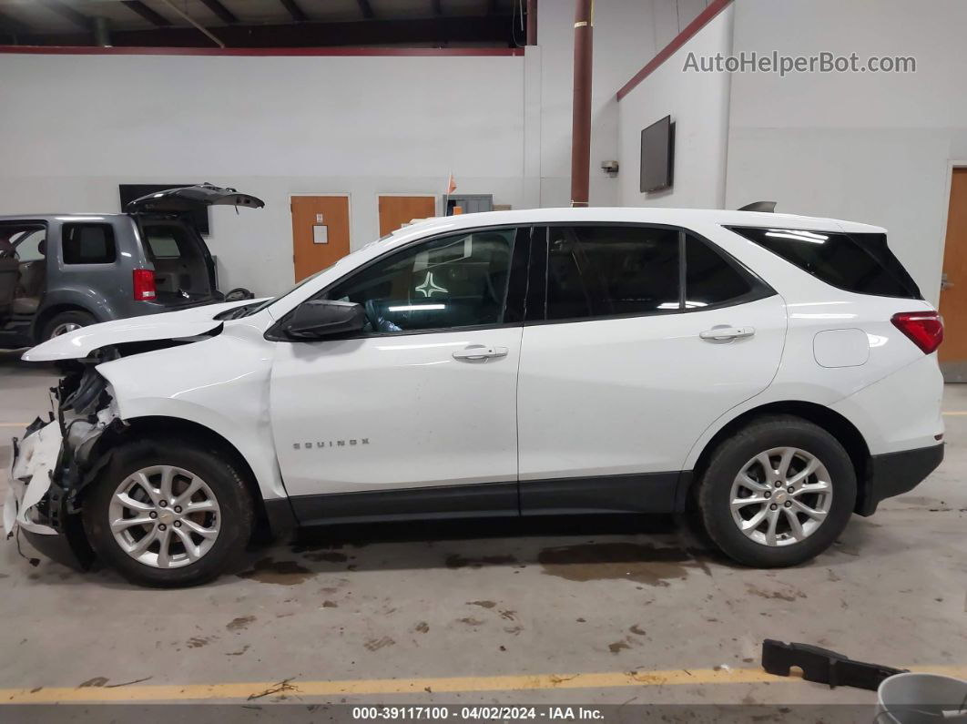 2019 Chevrolet Equinox Ls White vin: 2GNAXHEV3K6160569