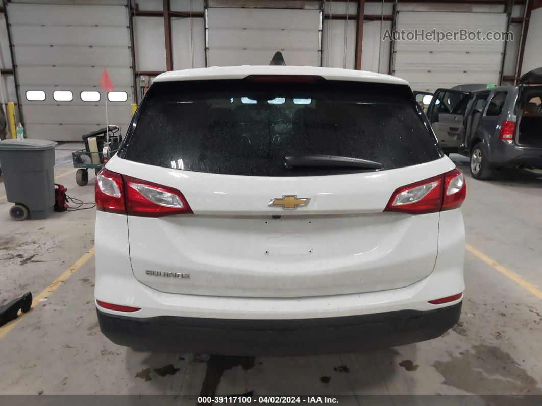 2019 Chevrolet Equinox Ls White vin: 2GNAXHEV3K6160569