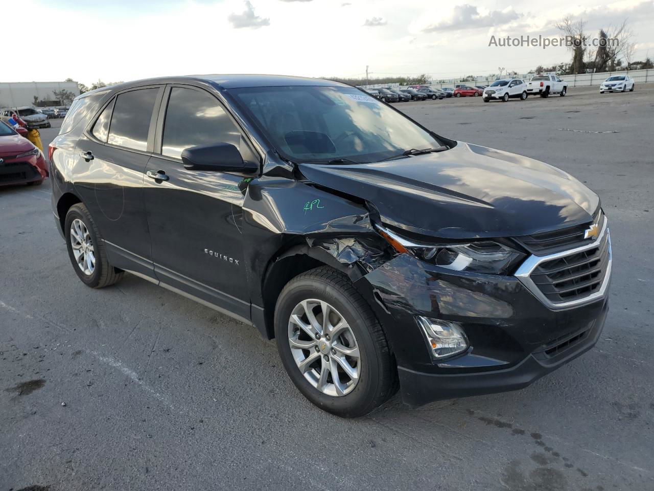 2020 Chevrolet Equinox Ls Черный vin: 2GNAXHEV3L6277344