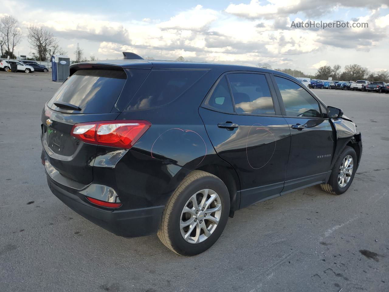 2020 Chevrolet Equinox Ls Черный vin: 2GNAXHEV3L6277344