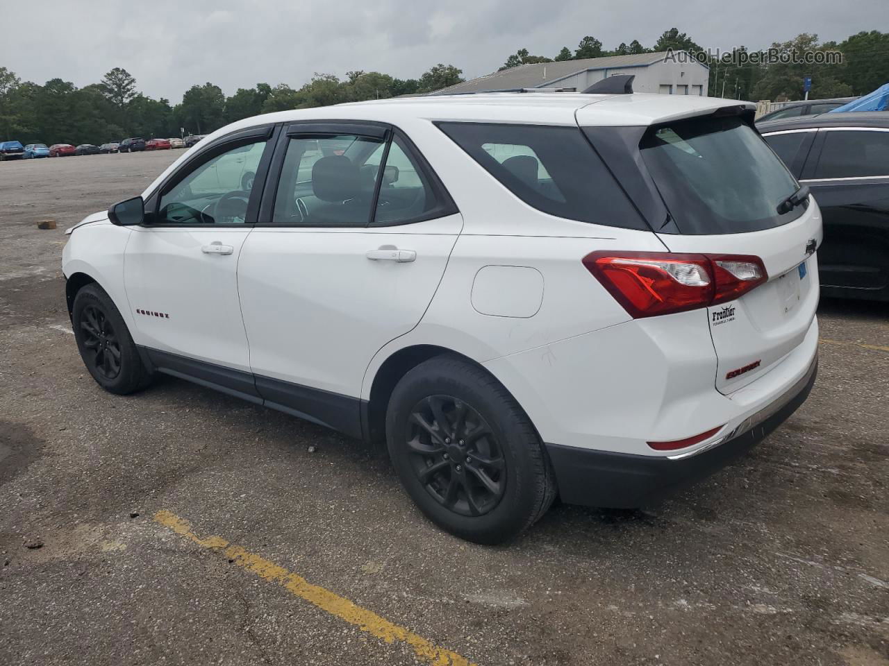 2018 Chevrolet Equinox Ls White vin: 2GNAXHEV4J6279052