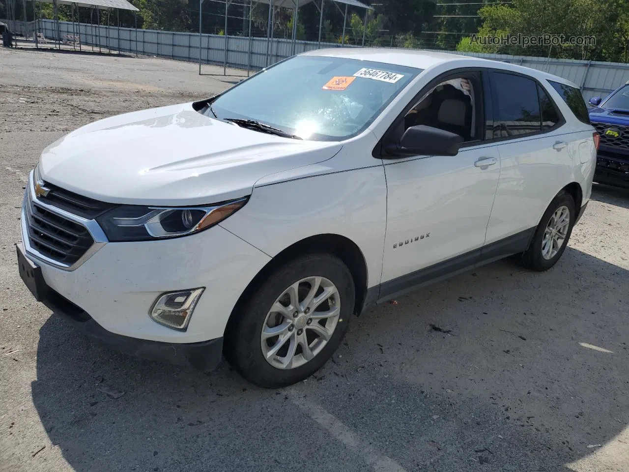 2019 Chevrolet Equinox Ls Белый vin: 2GNAXHEV4K6216308