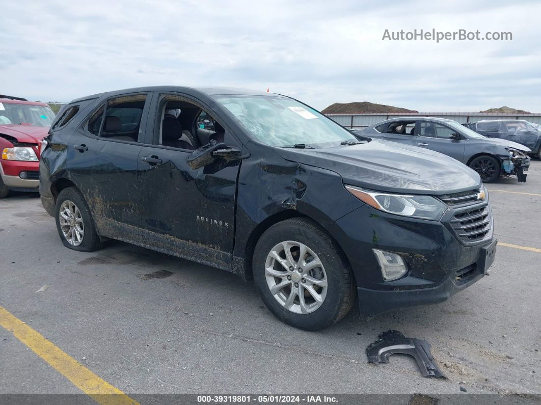 2020 Chevrolet Equinox Fwd Ls Black vin: 2GNAXHEV4L6229304