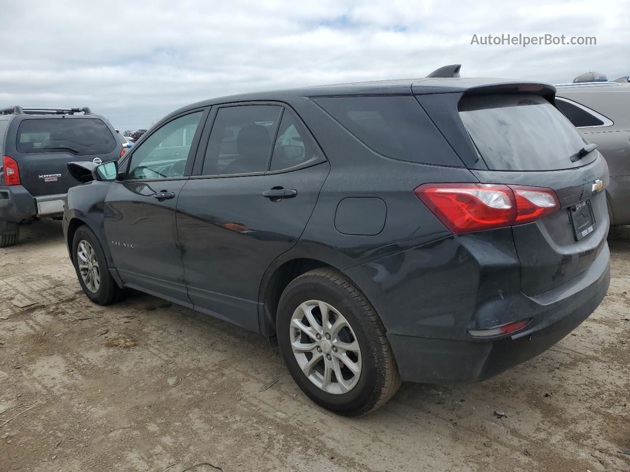 2020 Chevrolet Equinox Ls Black vin: 2GNAXHEV5L6147761