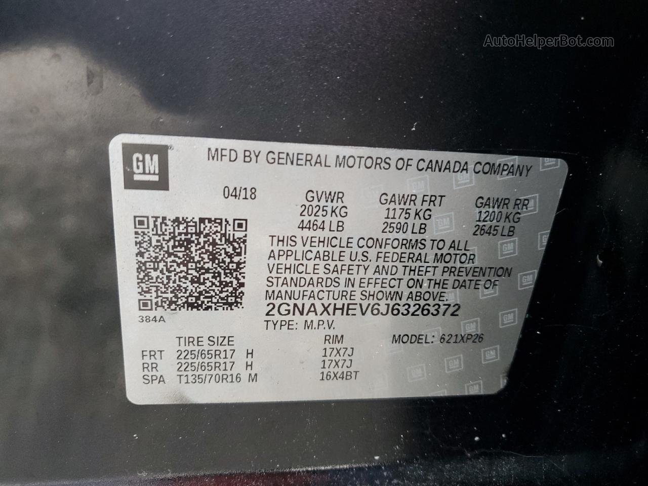 2018 Chevrolet Equinox Ls Black vin: 2GNAXHEV6J6326372