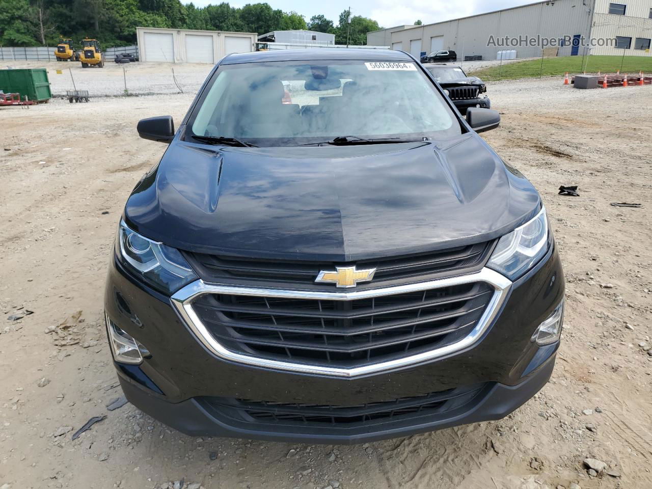 2019 Chevrolet Equinox Ls Black vin: 2GNAXHEV6K6128618