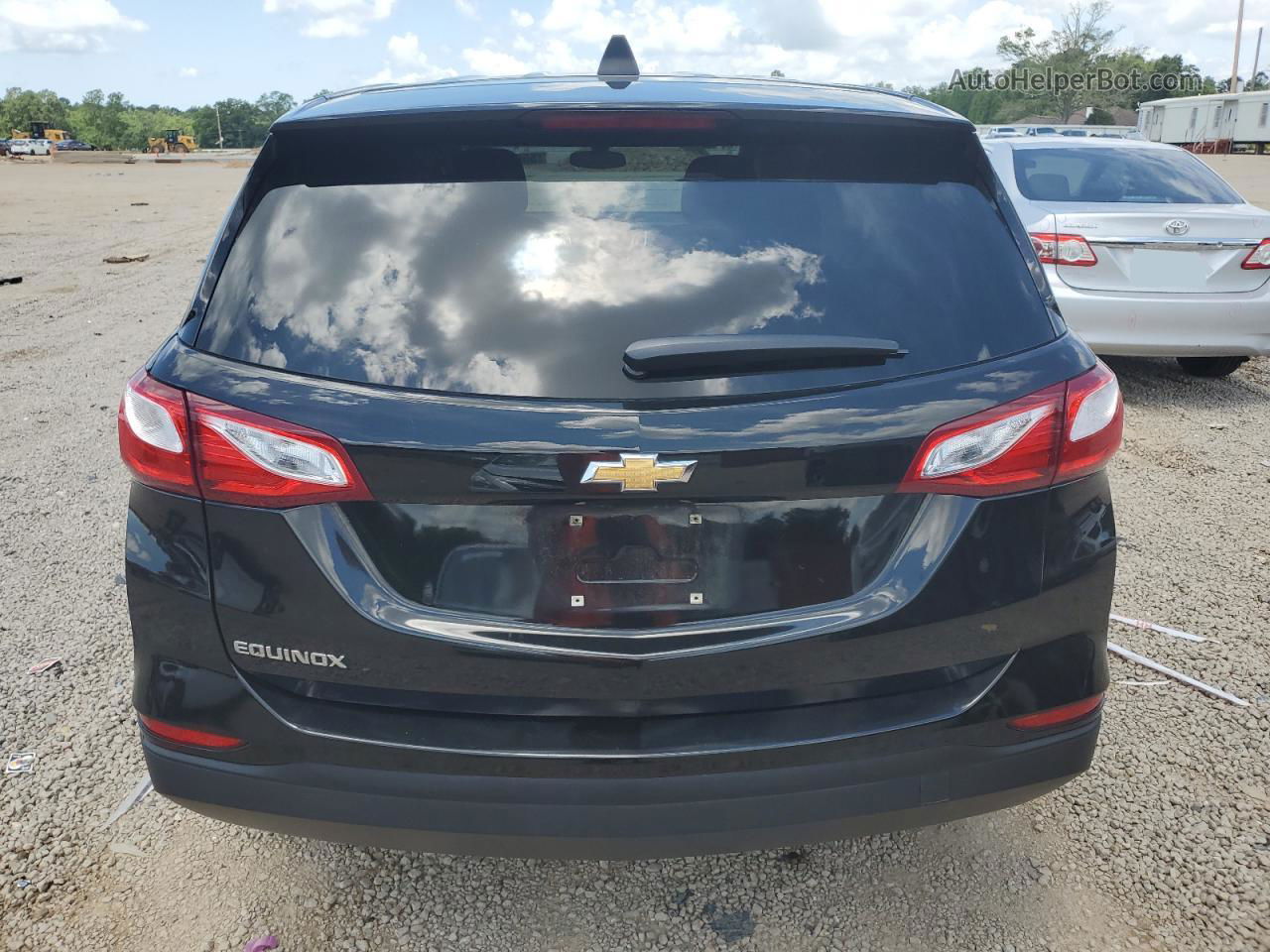 2019 Chevrolet Equinox Ls Black vin: 2GNAXHEV6K6295996