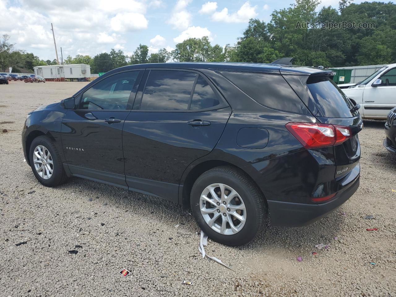 2019 Chevrolet Equinox Ls Black vin: 2GNAXHEV6K6295996