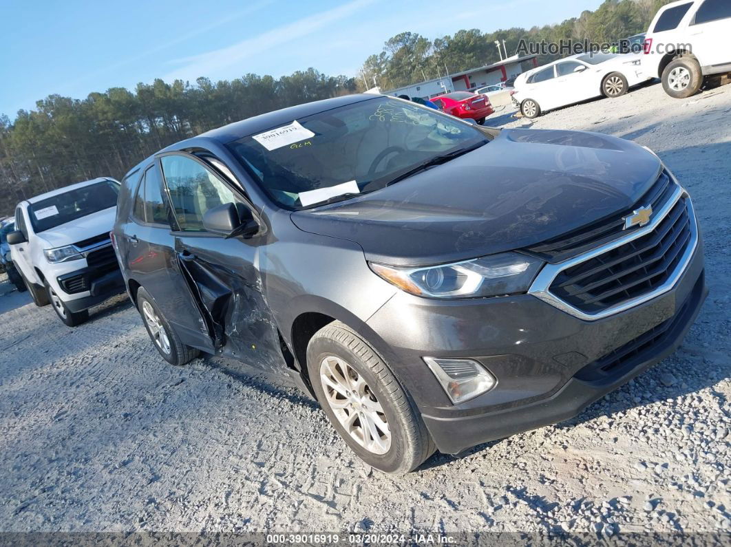 2019 Chevrolet Equinox Ls Gray vin: 2GNAXHEV6K6298784