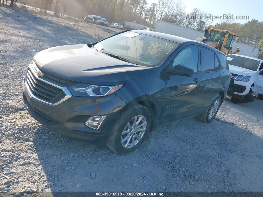 2019 Chevrolet Equinox Ls Gray vin: 2GNAXHEV6K6298784