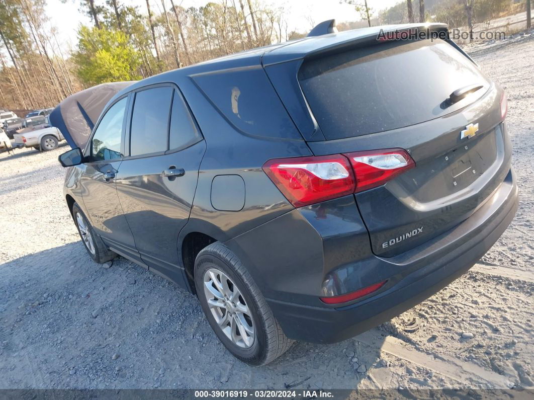 2019 Chevrolet Equinox Ls Gray vin: 2GNAXHEV6K6298784