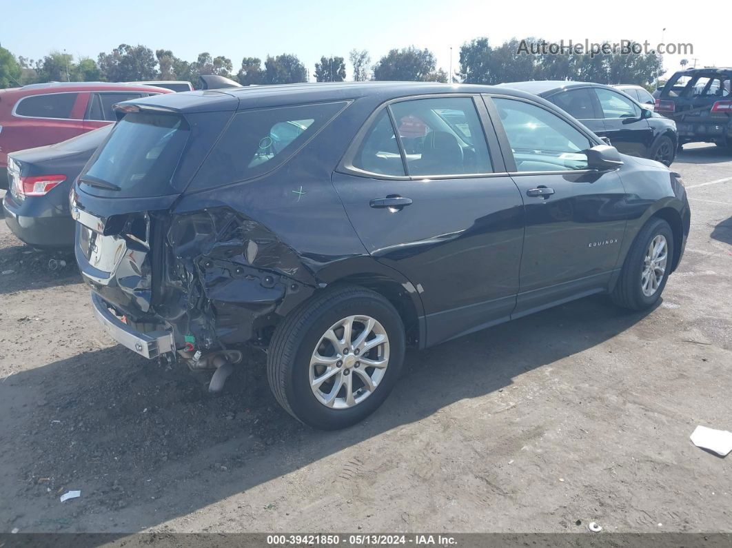 2020 Chevrolet Equinox Fwd Ls Black vin: 2GNAXHEV6L6187458