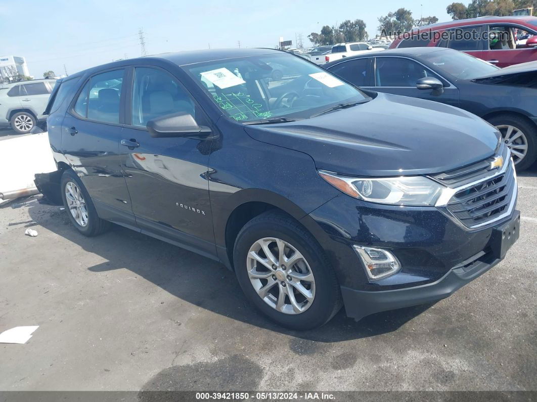 2020 Chevrolet Equinox Fwd Ls Black vin: 2GNAXHEV6L6187458