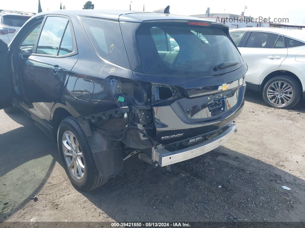 2020 Chevrolet Equinox Fwd Ls Black vin: 2GNAXHEV6L6187458