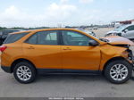 2018 Chevrolet Equinox Ls Orange vin: 2GNAXHEV7J6109347