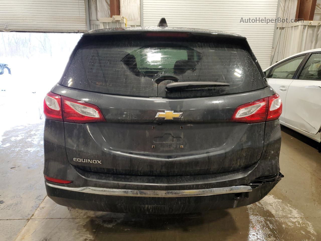 2018 Chevrolet Equinox Ls Gray vin: 2GNAXHEV7J6163277