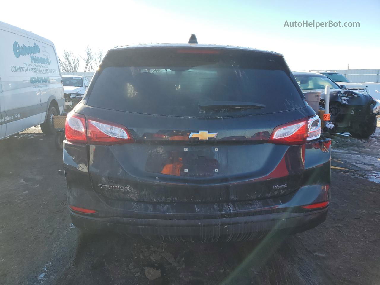 2020 Chevrolet Equinox Ls Черный vin: 2GNAXHEV7L6188165