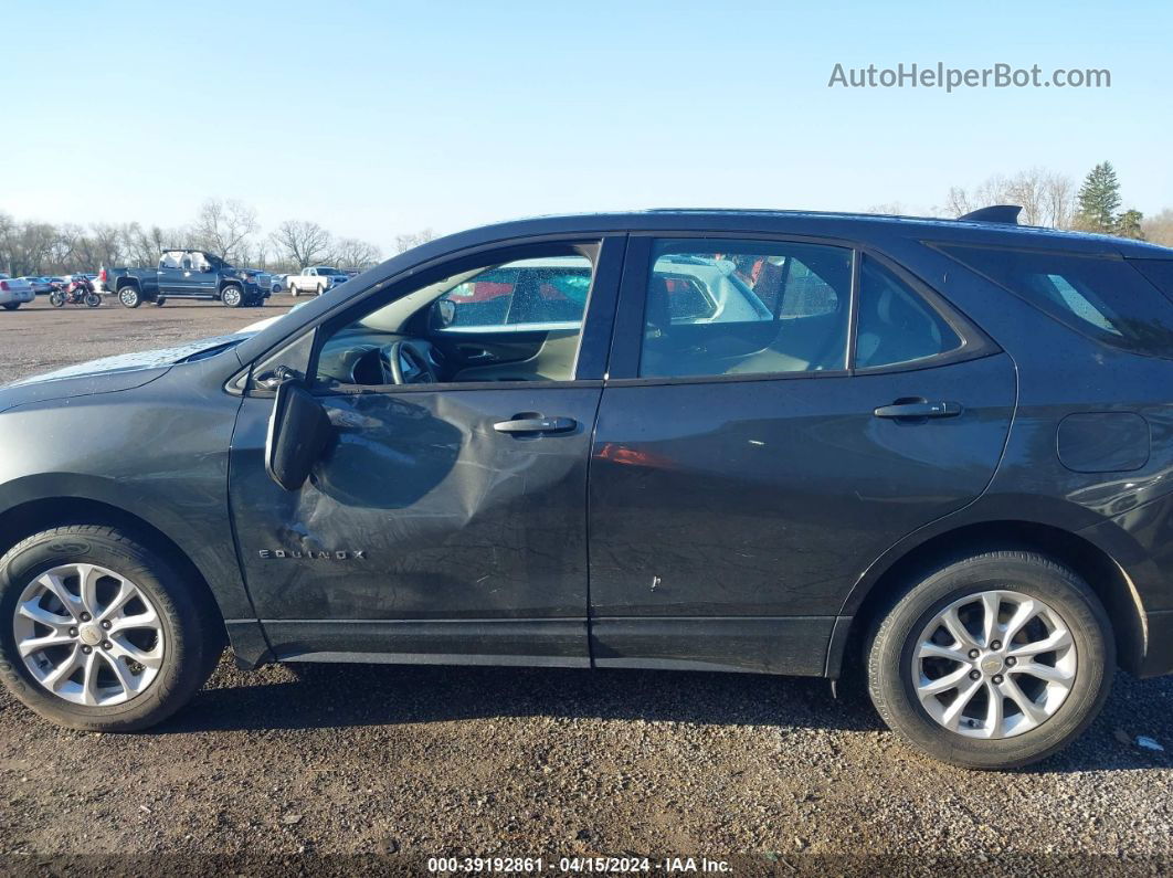 2018 Chevrolet Equinox Ls Gray vin: 2GNAXHEV8J6279233