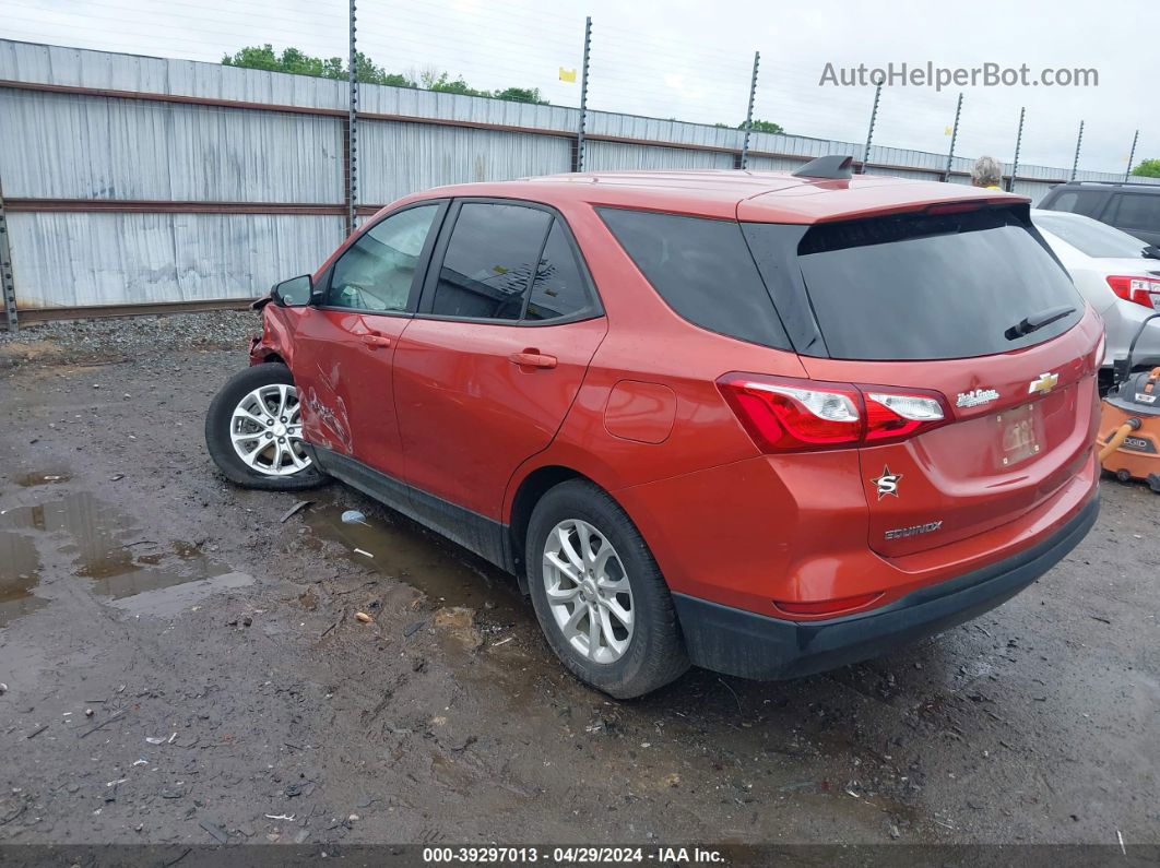 2020 Chevrolet Equinox Fwd Ls Red vin: 2GNAXHEV8L6171598