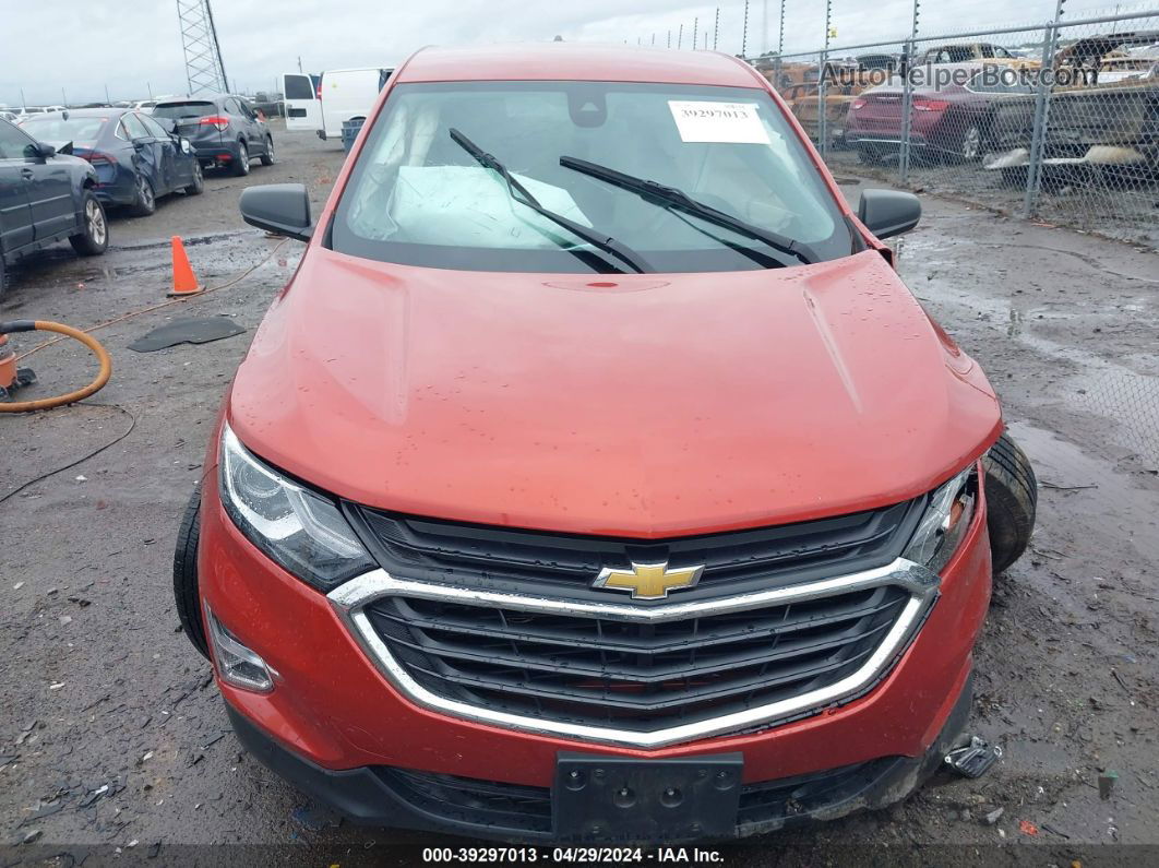 2020 Chevrolet Equinox Fwd Ls Red vin: 2GNAXHEV8L6171598